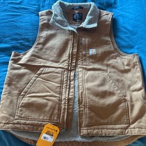Carhartt New With Tags Sherpa-Lined Vest size Large